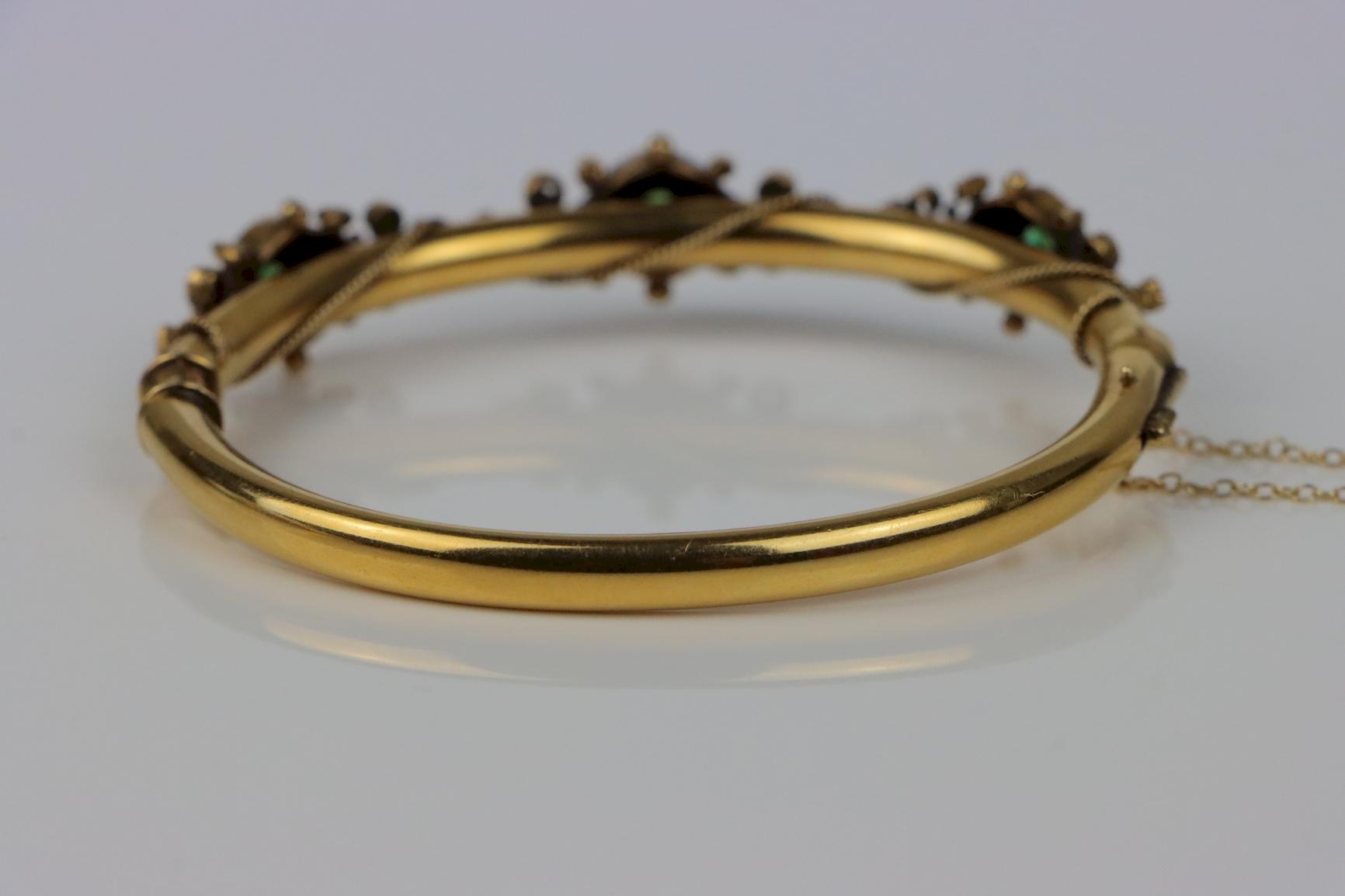 Victorian 14K Gold Bangle