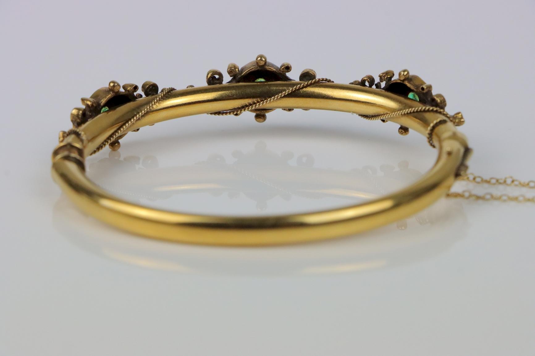 Victorian 14K Gold Bangle