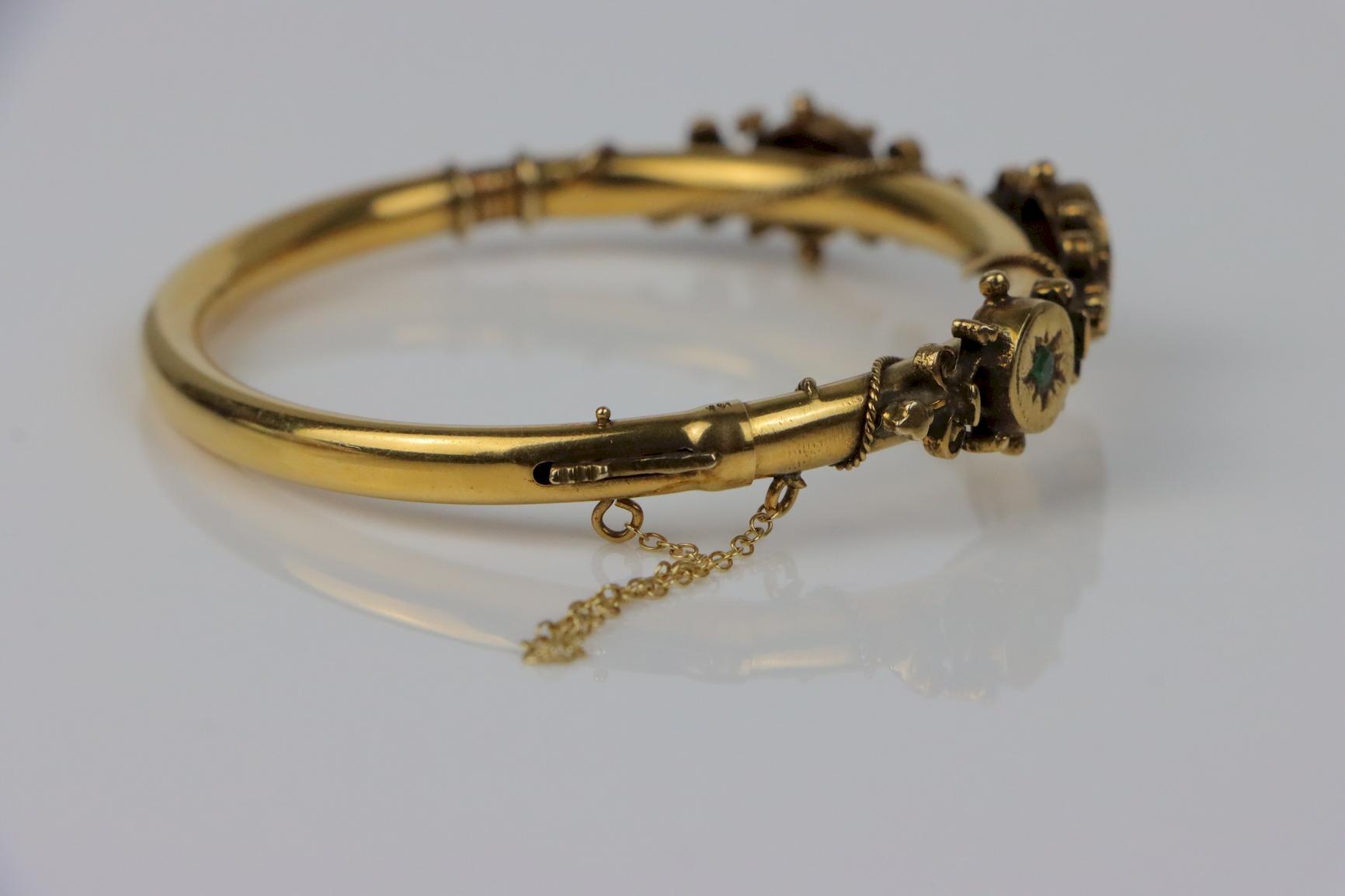 Victorian 14K Gold Bangle