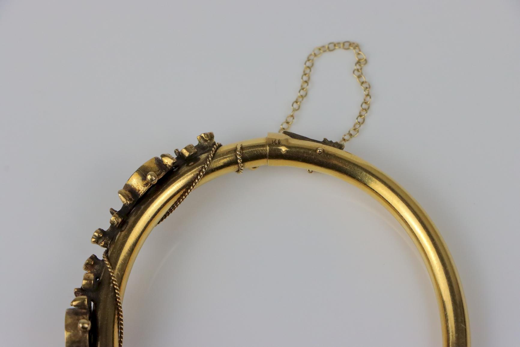 Victorian 14K Gold Bangle