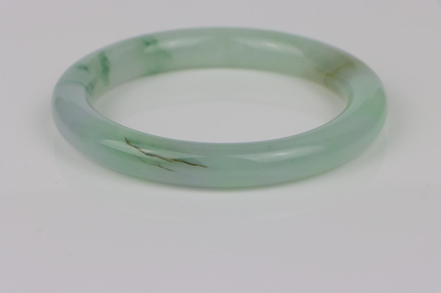 GIA Certified Jadeite Bangle