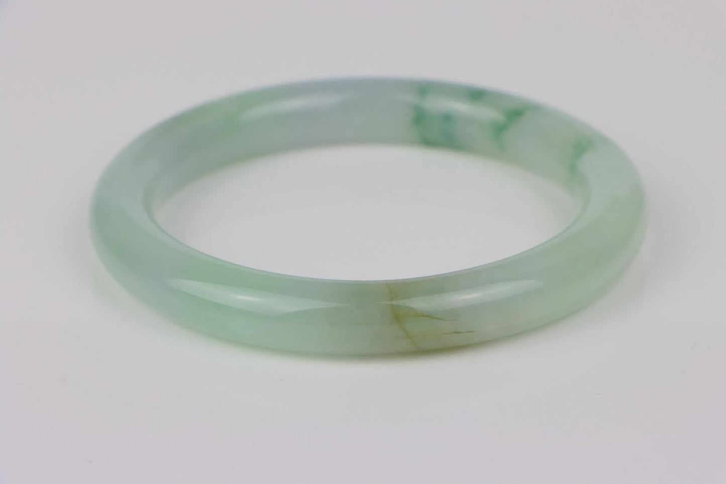 GIA Certified Jadeite Bangle