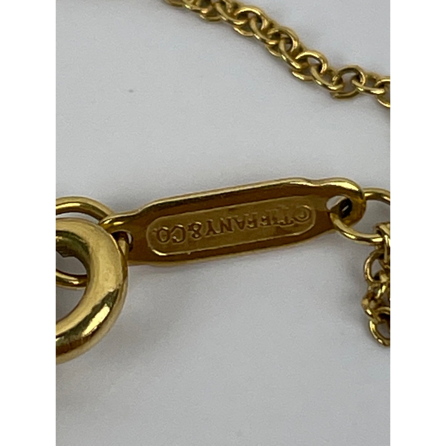 Tiffany & Co. 18k Gold Key Necklace