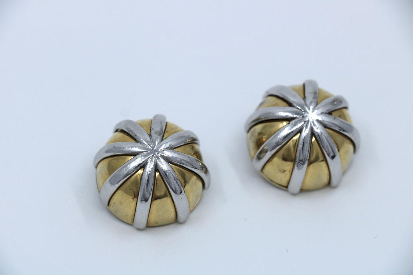 Vintage Lanvin Paris Paire De Clips D'oreilles 1970