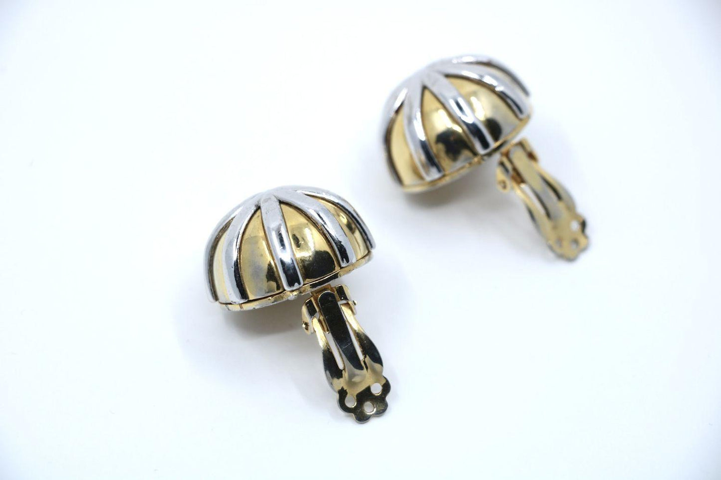 Vintage Lanvin Paris Paire De Clips D'oreilles 1970