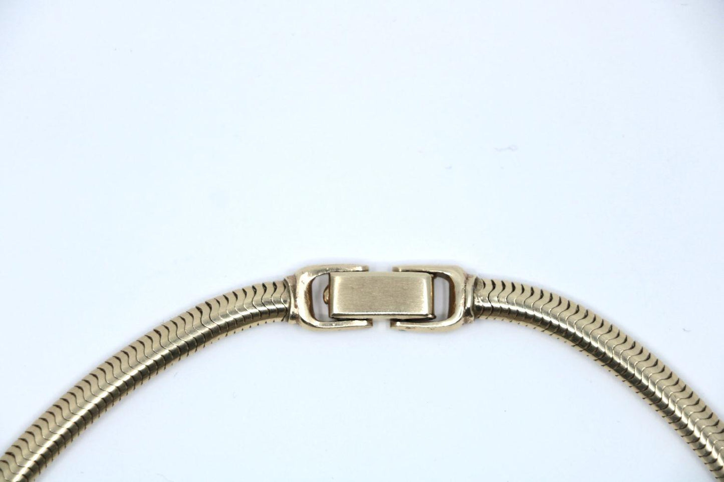 Vintage 14K Gold Snake Chain Necklace