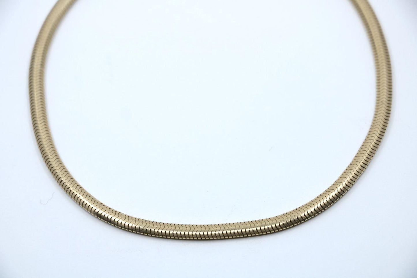 Vintage 14K Gold Snake Chain Necklace