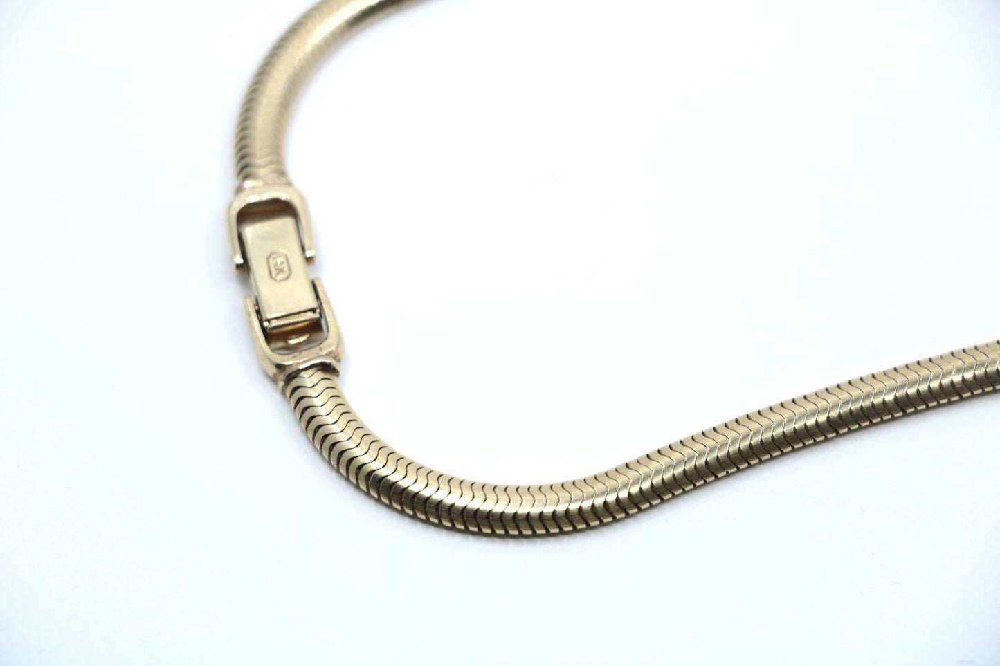 Vintage 14K Gold Snake Chain Necklace