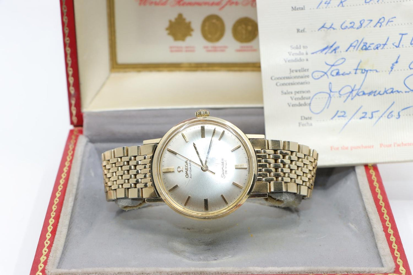 1965's Omega Seamaster DeVille 14K Gold Filled Watch