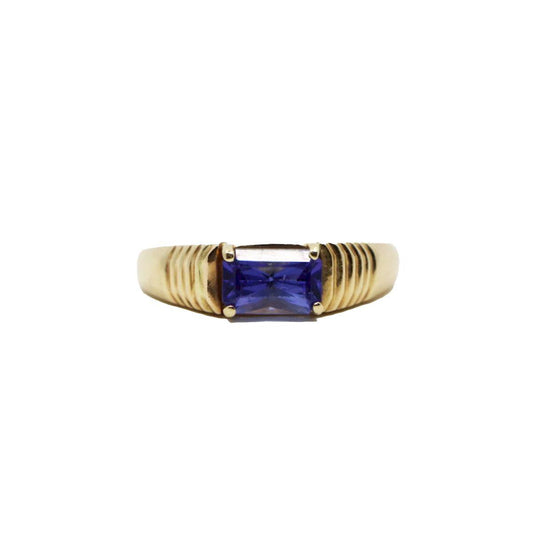 Vintage 14K Gold Tanzantie Ring