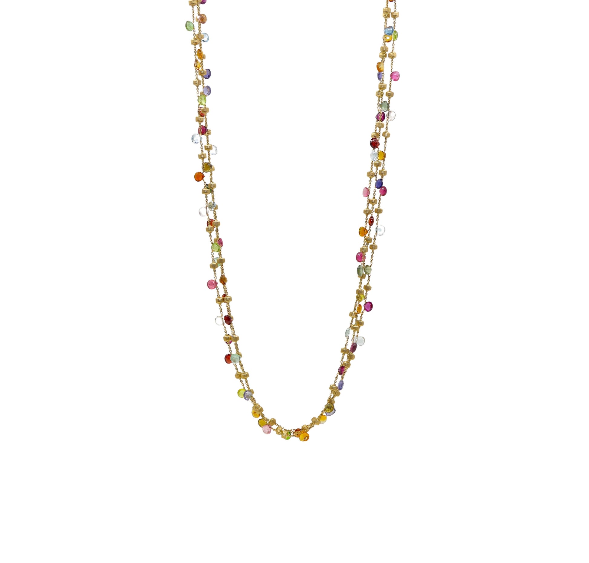 MARCO BICEGO 18KT GOLD PARADISE MULTI-STRAND NECKLACE