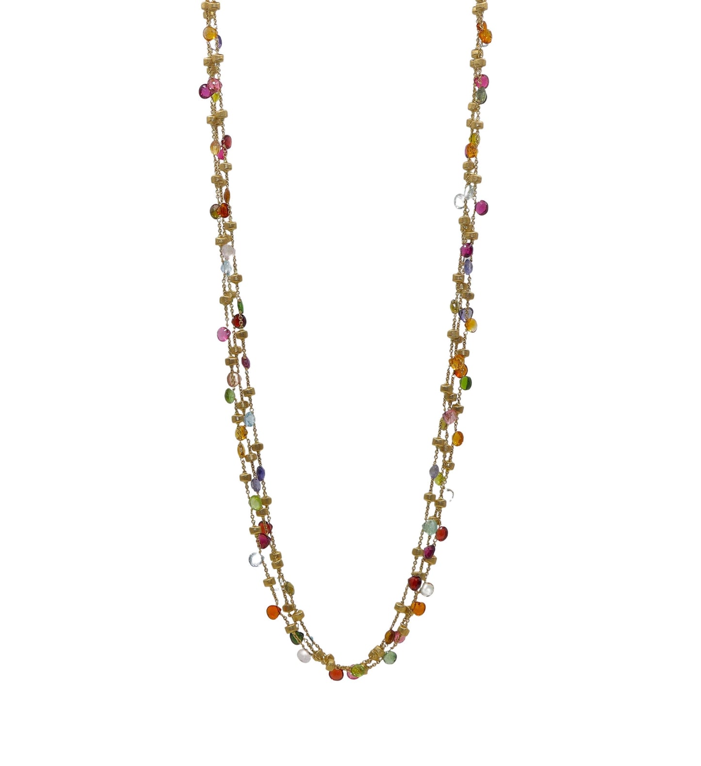 MARCO BICEGO 18KT GOLD PARADISE MULTI-STRAND NECKLACE