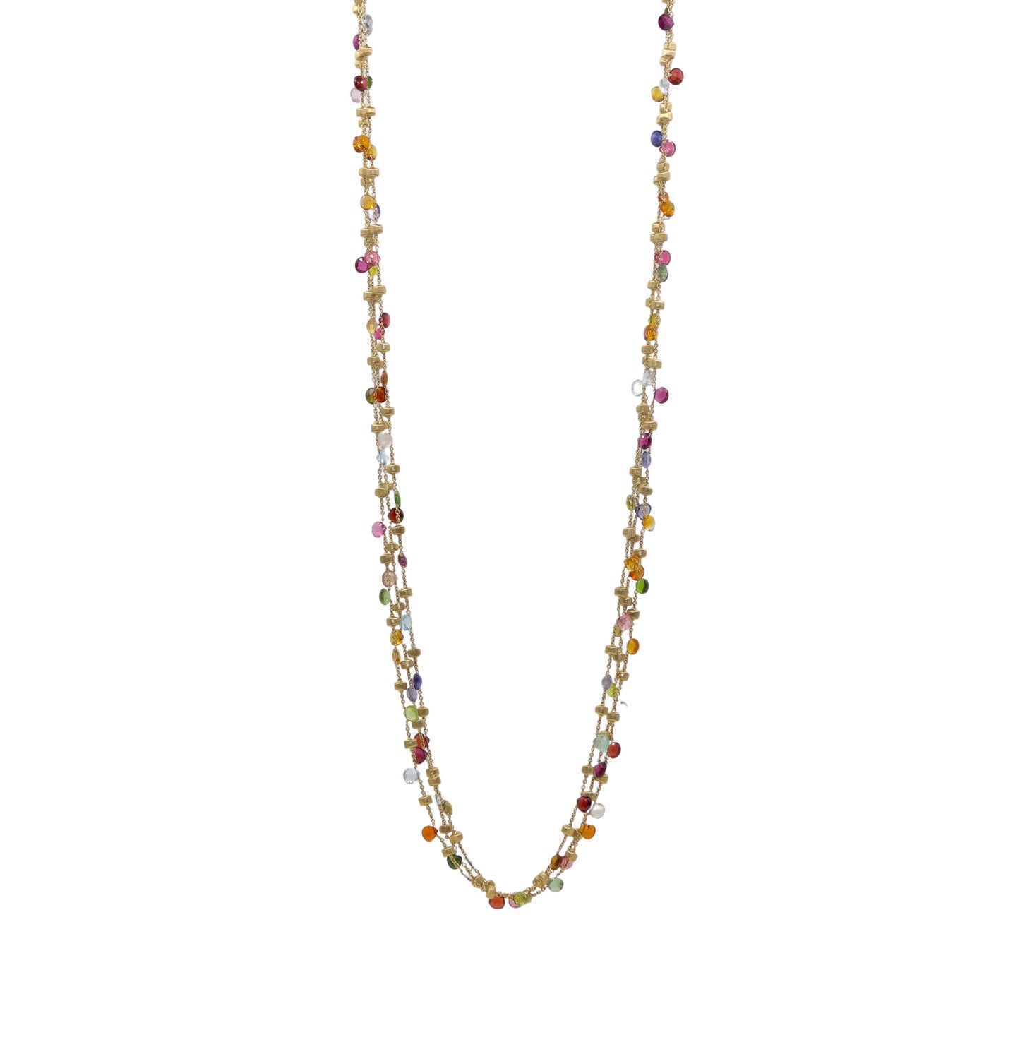 MARCO BICEGO 18KT GOLD PARADISE MULTI-STRAND NECKLACE
