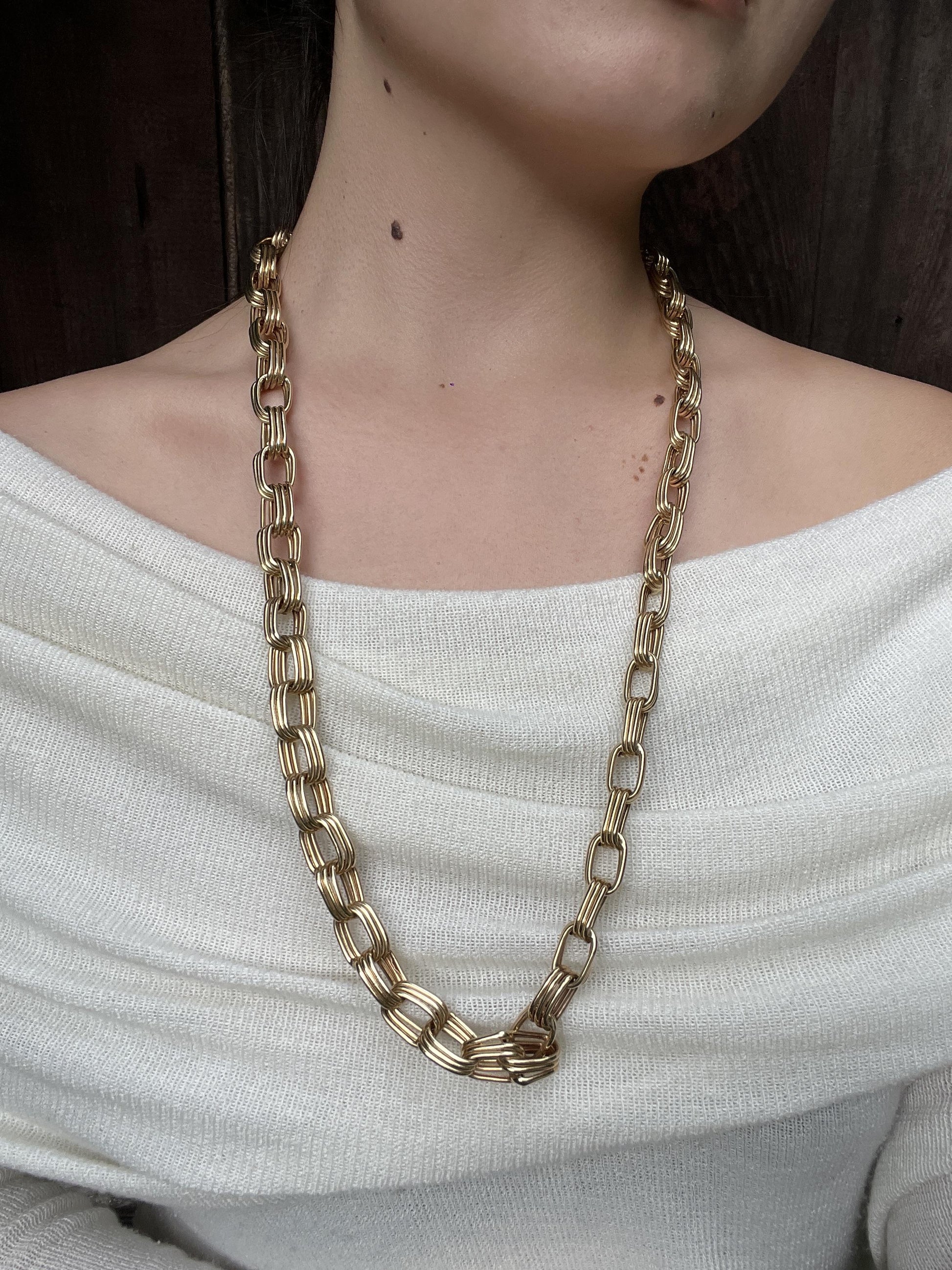 Vintage 14K Gold Chain Necklace