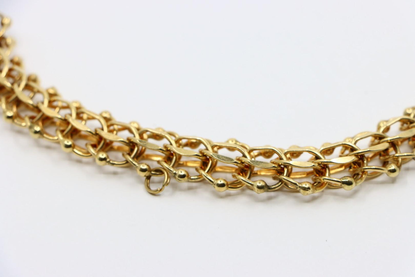 Vintage 14K Gold Chain Bracelet