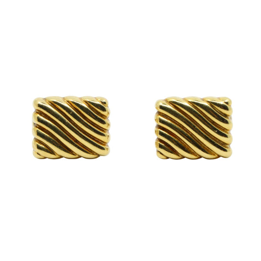 Tiffany & Co. 14K Gold Rectangle Cufflink