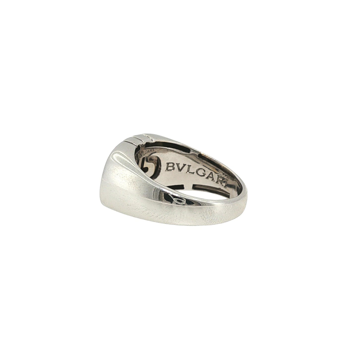 Bulgari 18K White Gold Parentesi Ring