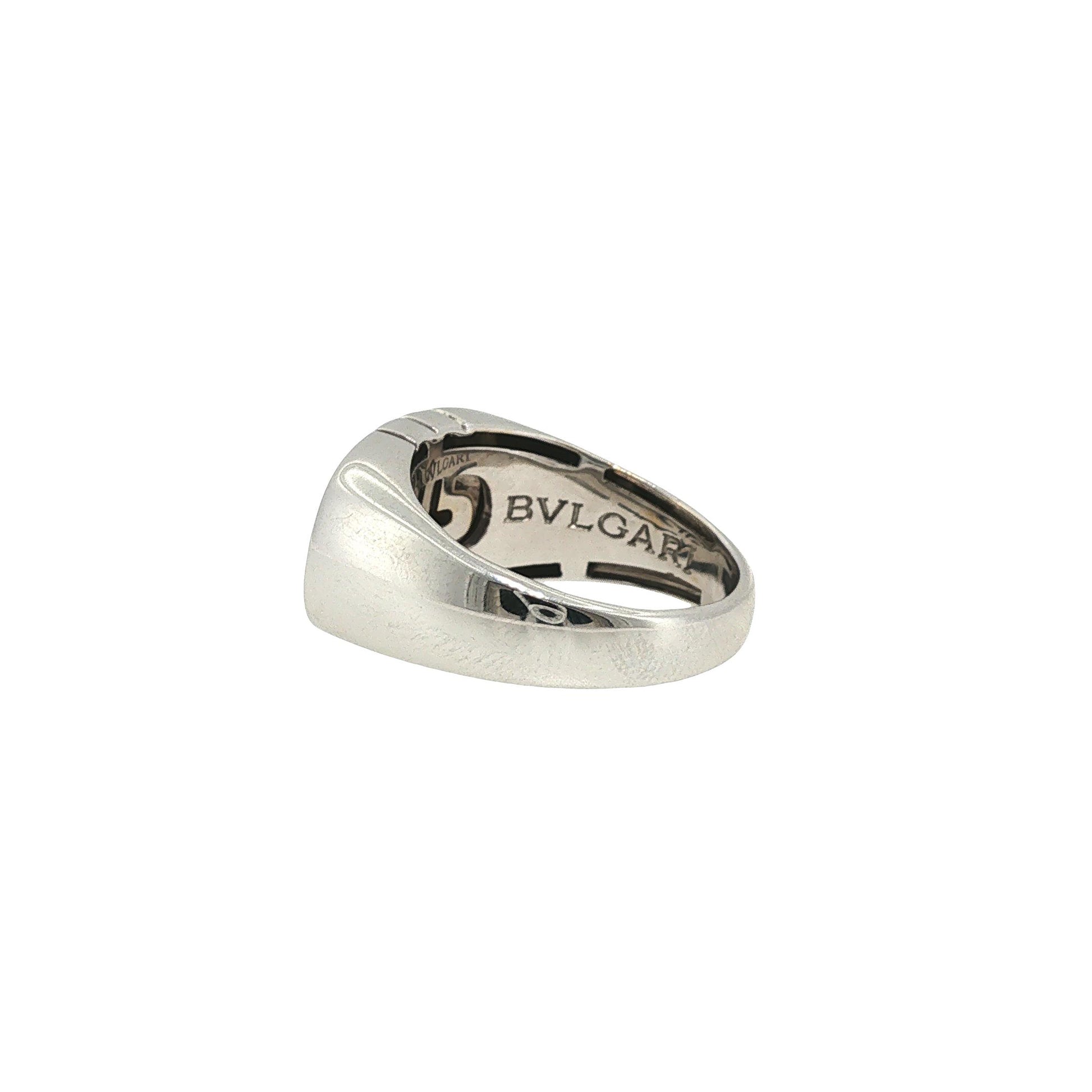 Bulgari 18K White Gold Parentesi Ring