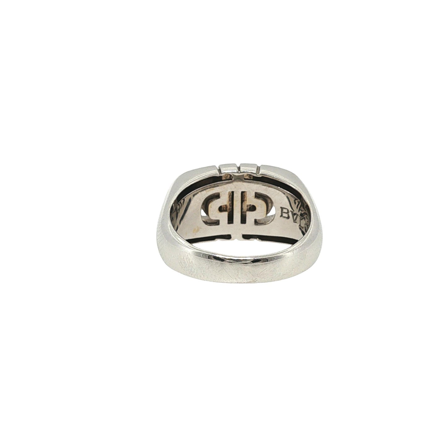 Bulgari 18K White Gold Parentesi Ring