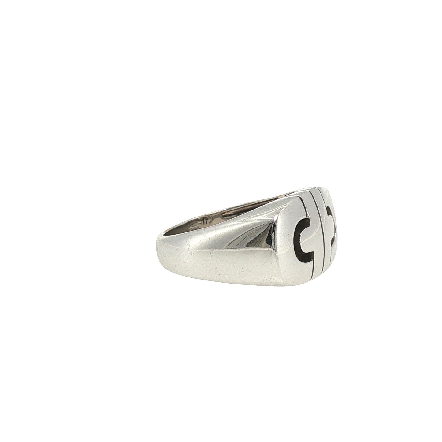 Bulgari 18K White Gold Parentesi Ring