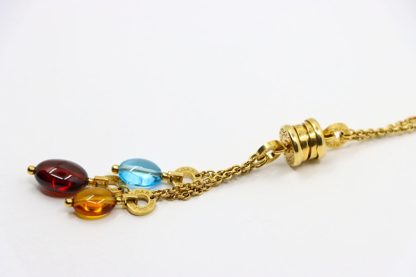 Bulgari B.Zero 18K Gold Multi Gemstone Necklace