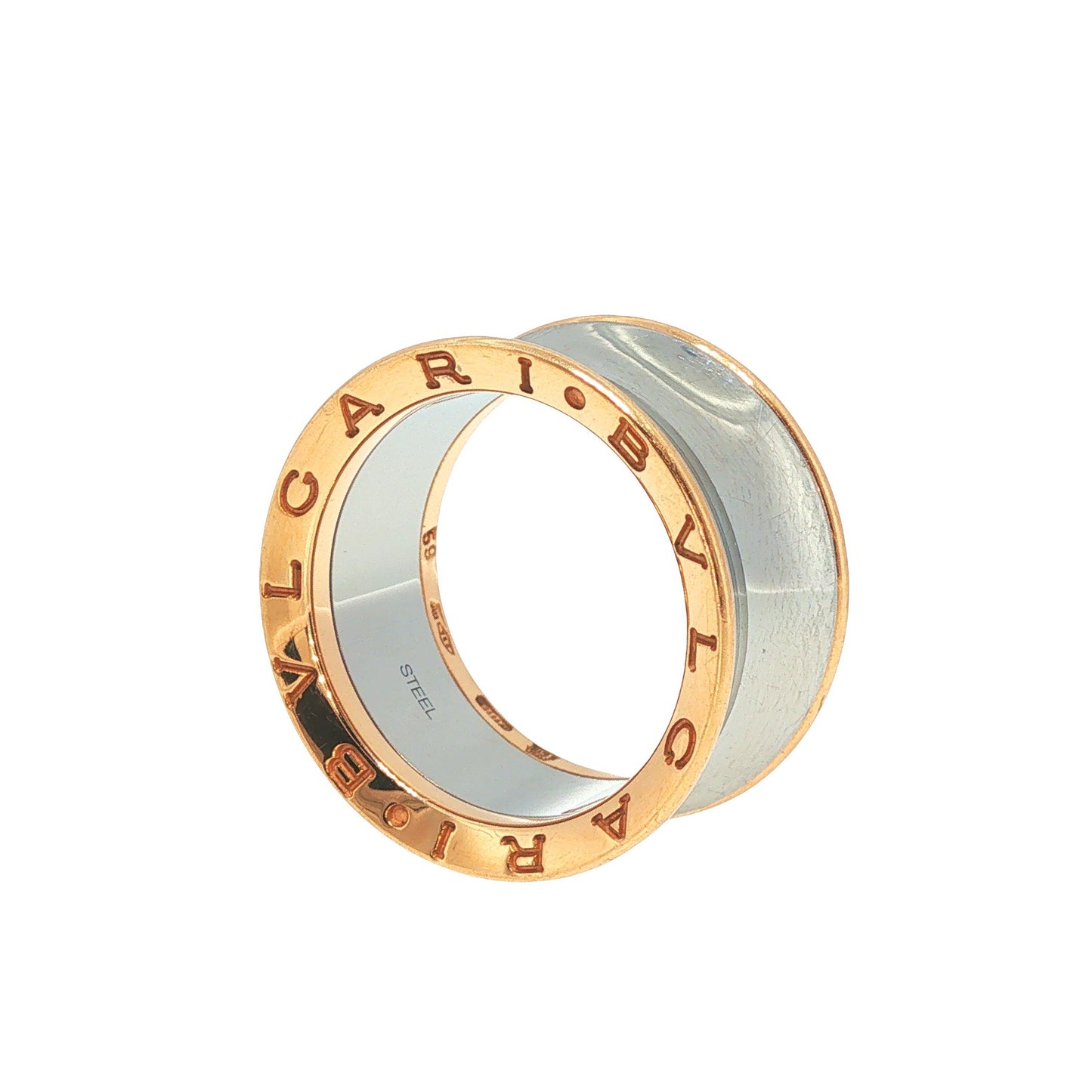 Bulgari B.ZERO1 Anish Kapoor 18K Gold & Steel Ring