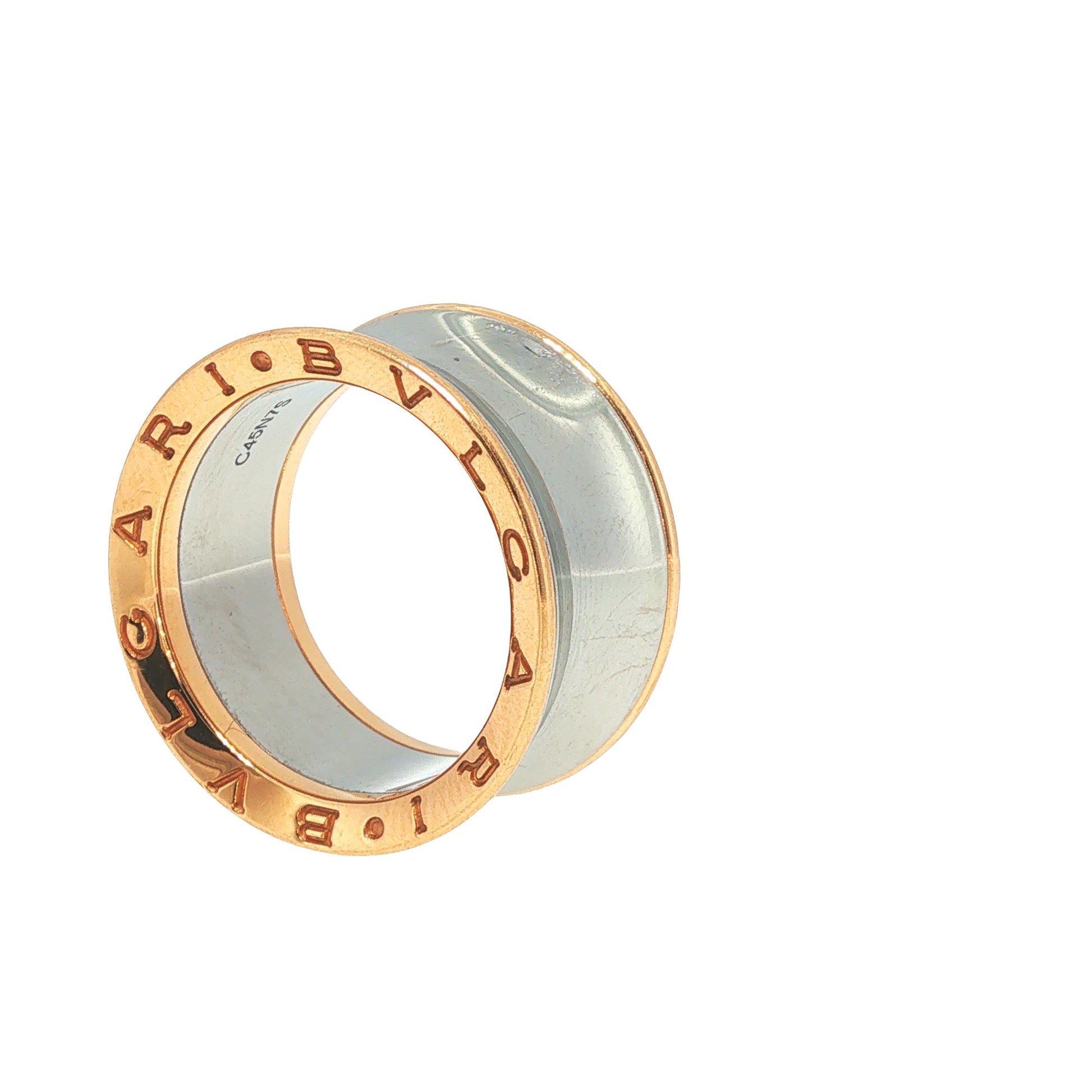 Bulgari B.ZERO1 Anish Kapoor 18K Gold & Steel Ring