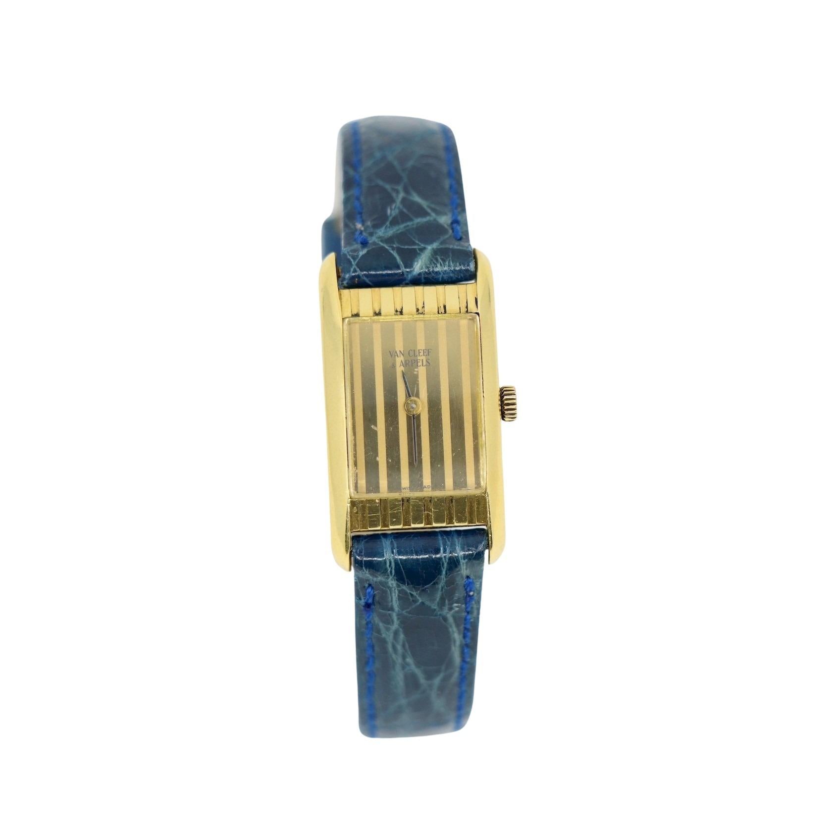 Van Cleef & Arpels 18K Gold Vintage Quartz Ladies Watch