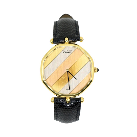 Van Cleef & Arpels 18K Gold Circa 1990 Automatic Wristwatch