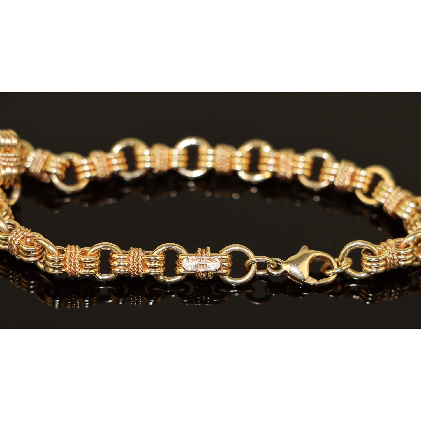 Vintage Tiffany & Co. 14K Gold Rope Chain Bracelet