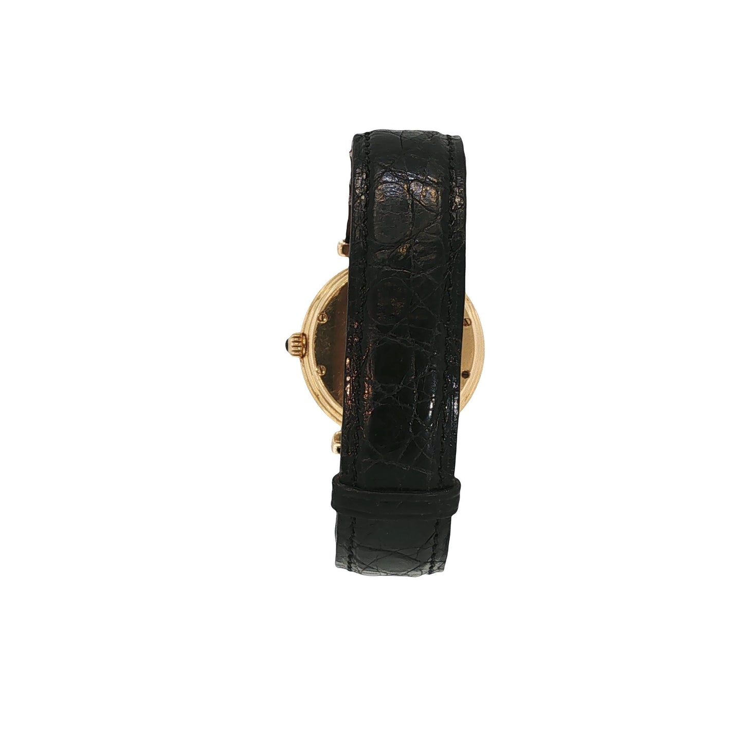 CARTIER VENDOME BI-PLAN REF. 2220 18K GOLD MANUAL WIND WRISTWATCH