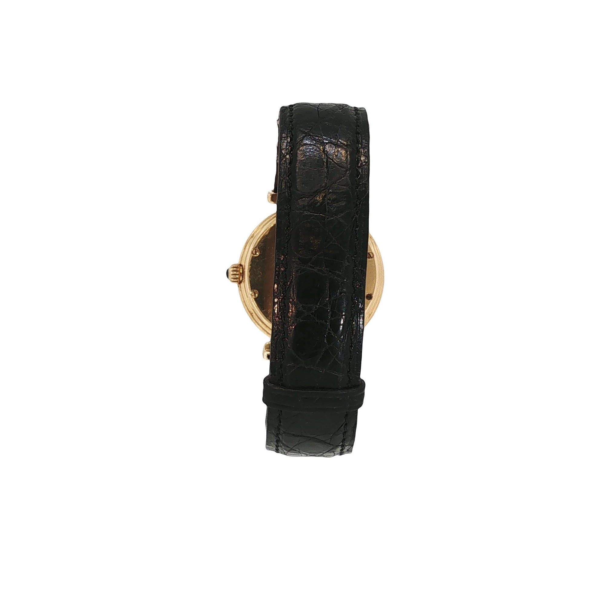 CARTIER VENDOME BI-PLAN REF. 2220 18K GOLD MANUAL WIND WRISTWATCH