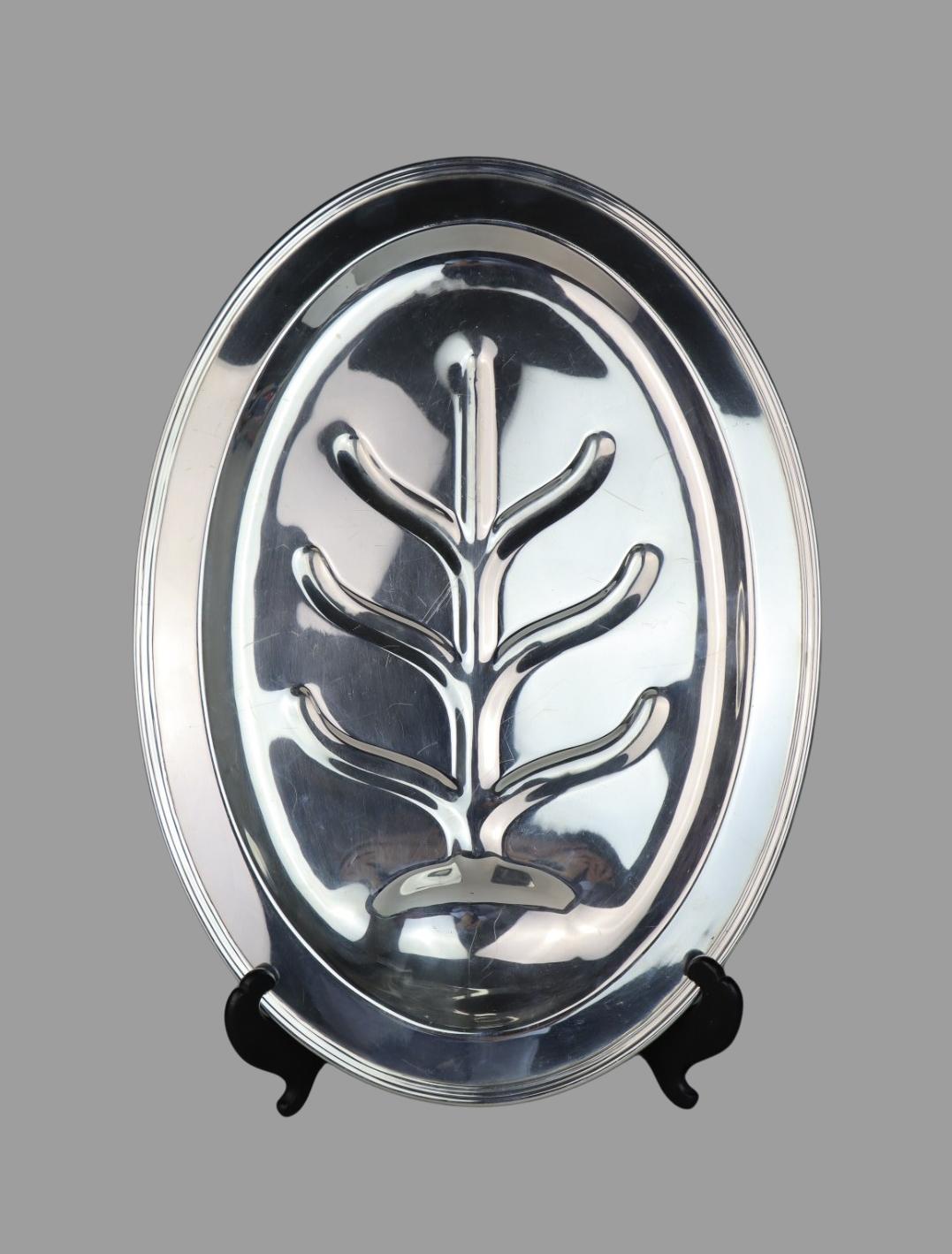 Rare Vintage Georg Jensen Sterling Well & Tree Platter