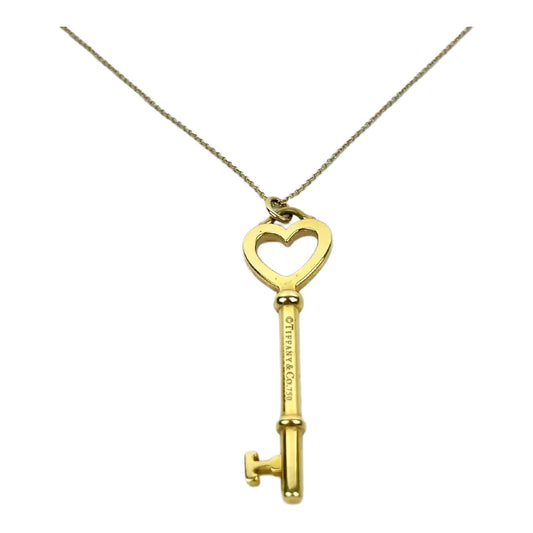 Tiffany & Co. 18k Gold Key Necklace