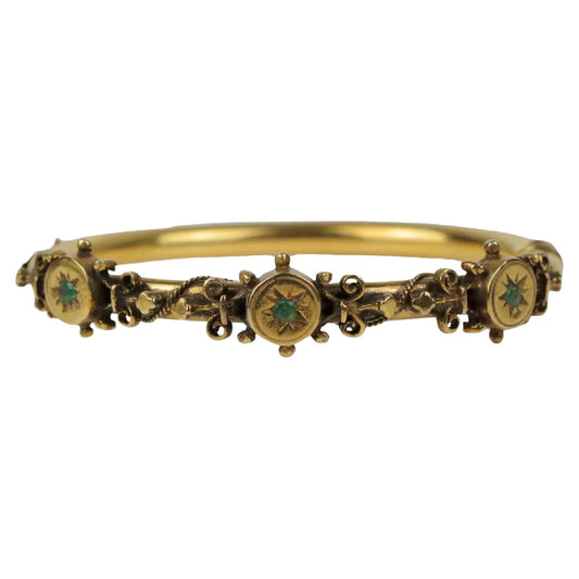 Victorian 14K Gold Bangle