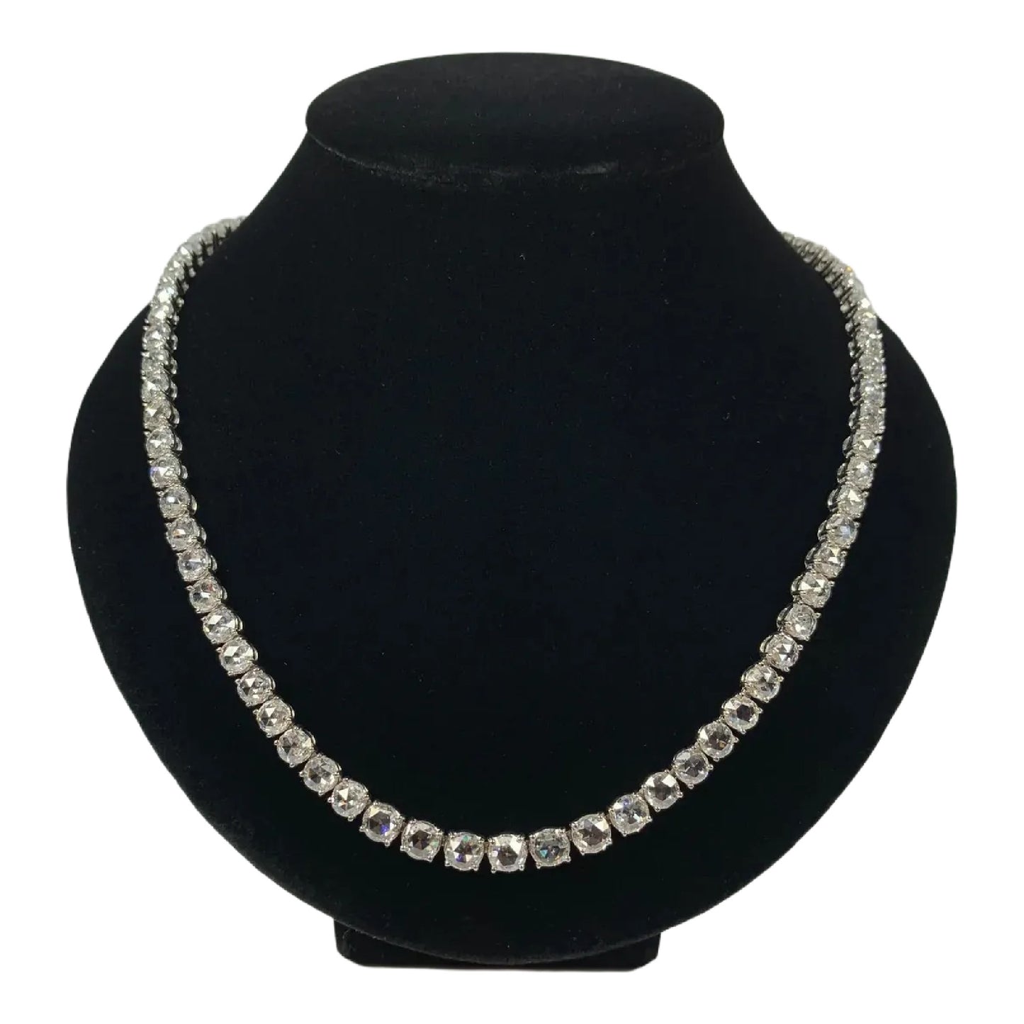 Stunning 27 Carat Diamond Riviera Necklace