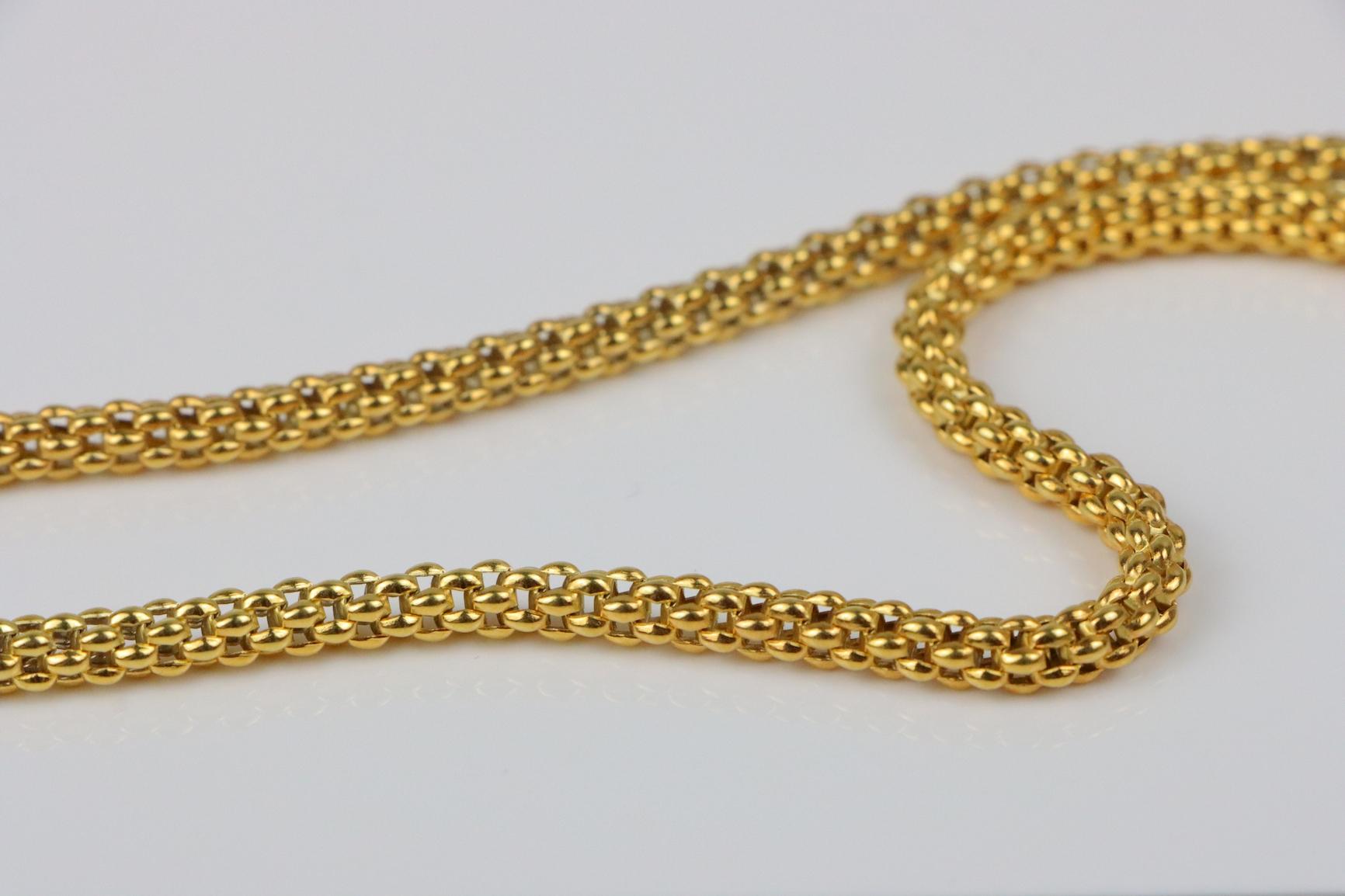 Vintage Fope 18K Gold & Diamond Necklace