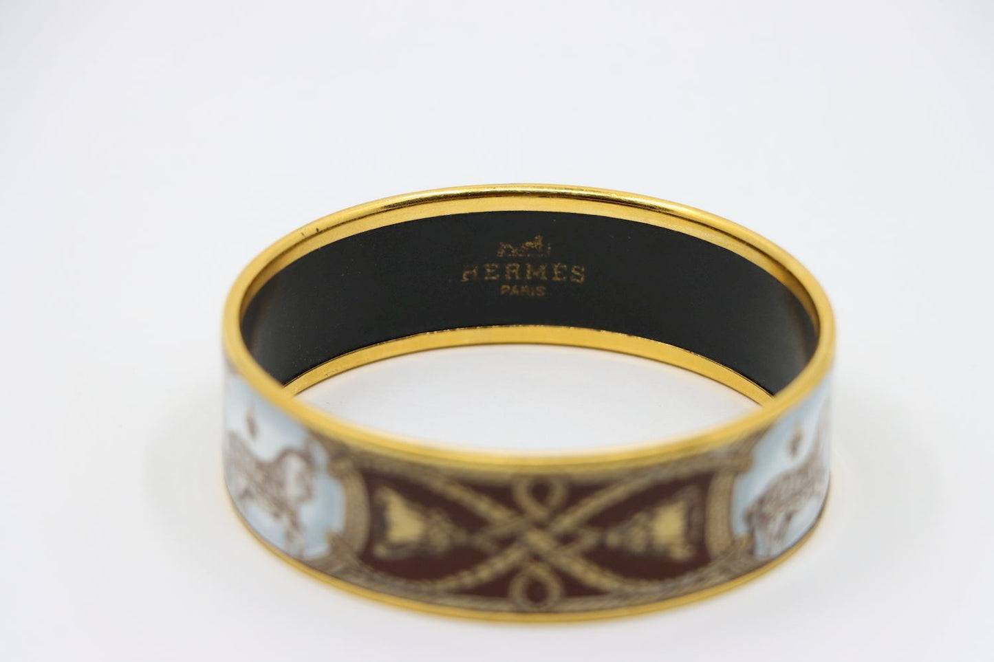 Vintage Hermes Enamel Horse Bracelet