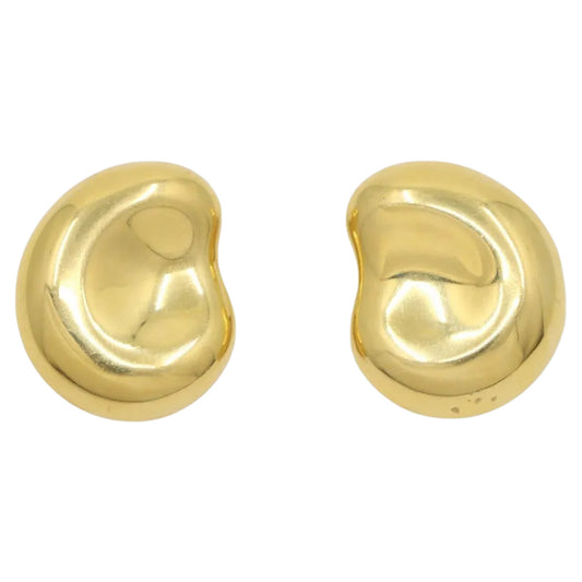 Tiffany & Co. 18K Gold Large Bean Earrings