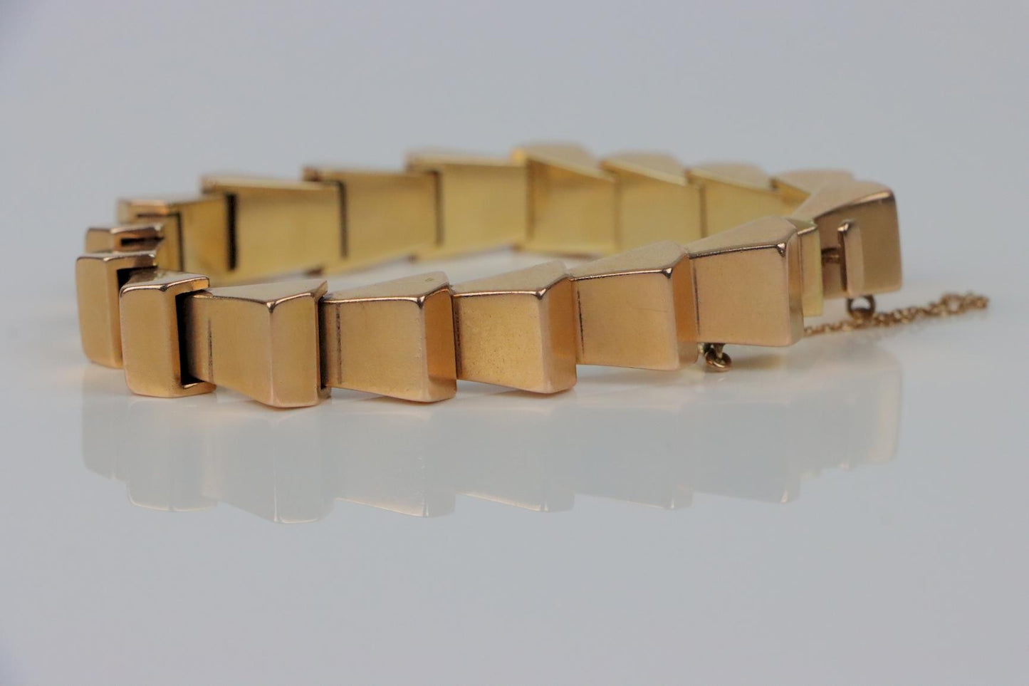 Vintage 14K Gold Link Bracelet