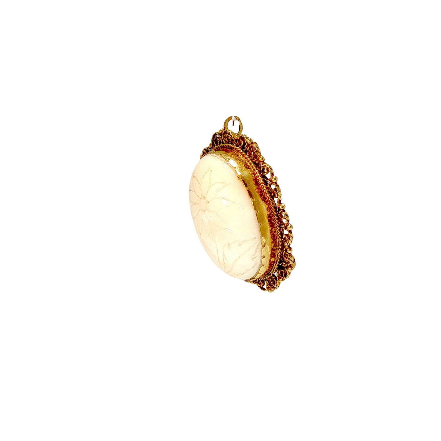 14K Coral Pendant