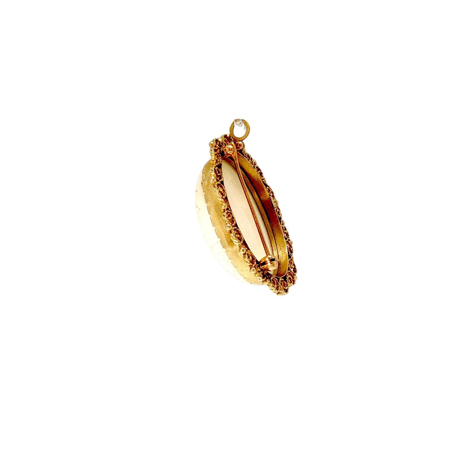 14K Coral Pendant