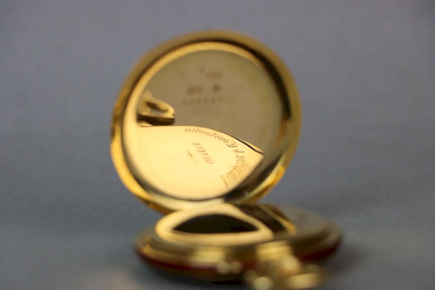 18K Gold Vacheron & Constantin Geneve Enamel Pocket Watch