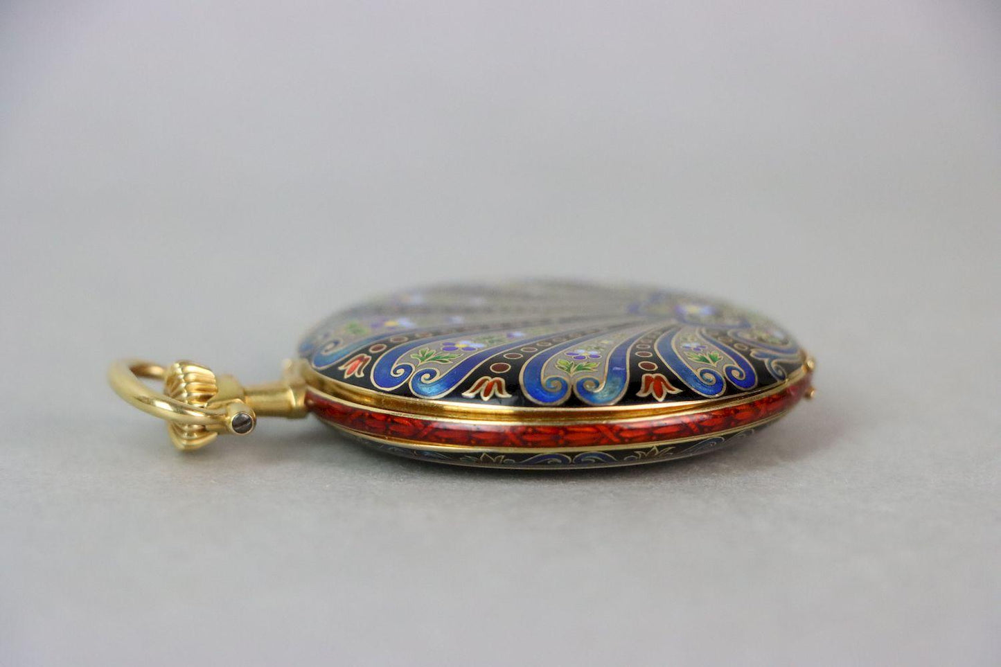 18K Gold Vacheron & Constantin Geneve Enamel Pocket Watch