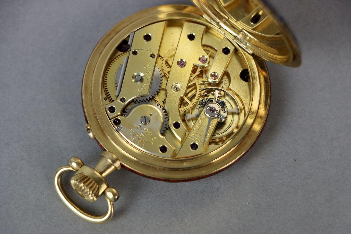 18K Gold Vacheron & Constantin Geneve Enamel Pocket Watch