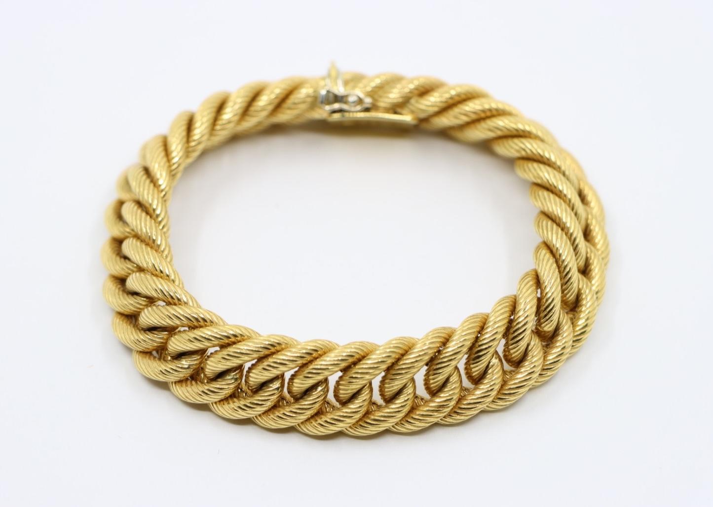 Nicolis Cola 18K Gold Curb Link Chain Bracelet