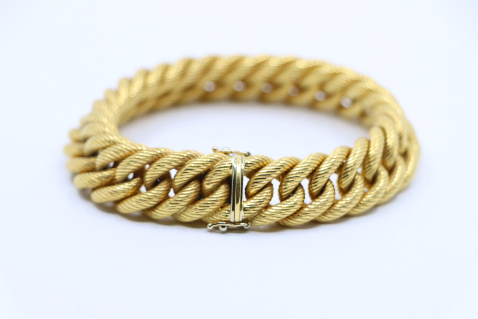 Nicolis Cola 18K Gold Curb Link Chain Bracelet