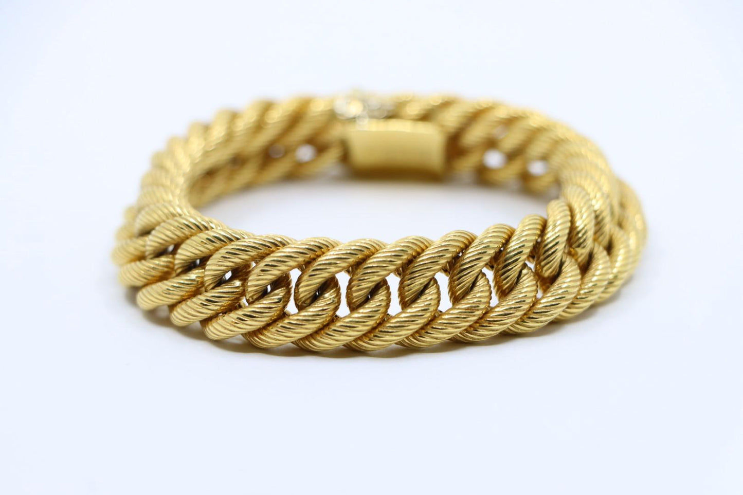 Nicolis Cola 18K Gold Curb Link Chain Bracelet