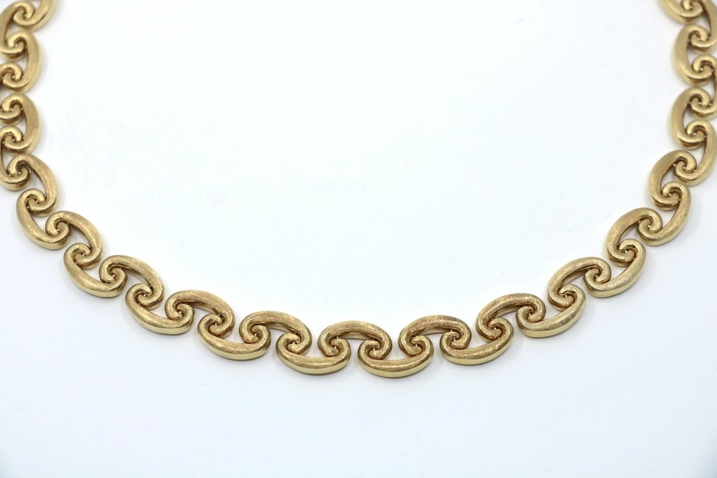 Vintage Chiampesan 18K Gold Mariner Chain Necklace