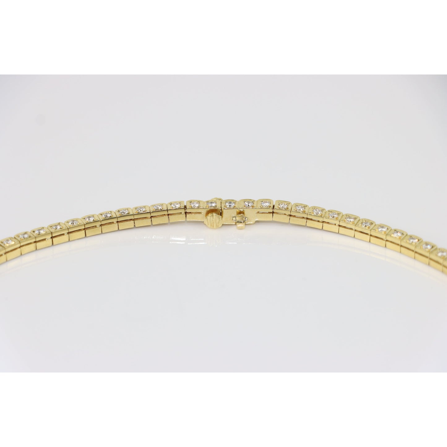 Vintage 9.24 Carat Diamond Riviera Necklace